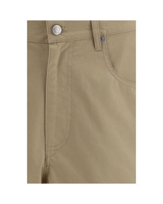 Moschino Natural Beige Cotton Bermuda Shorts for men