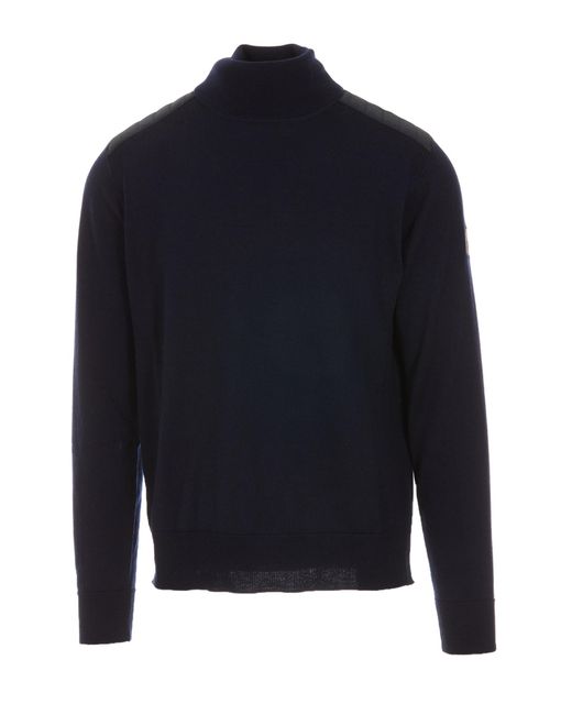 Belstaff Wool Kingsland Sweater in Blue for Men | Lyst