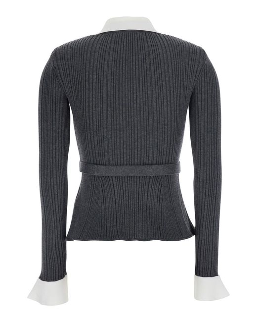 Self-Portrait Blue Cardigan Tops