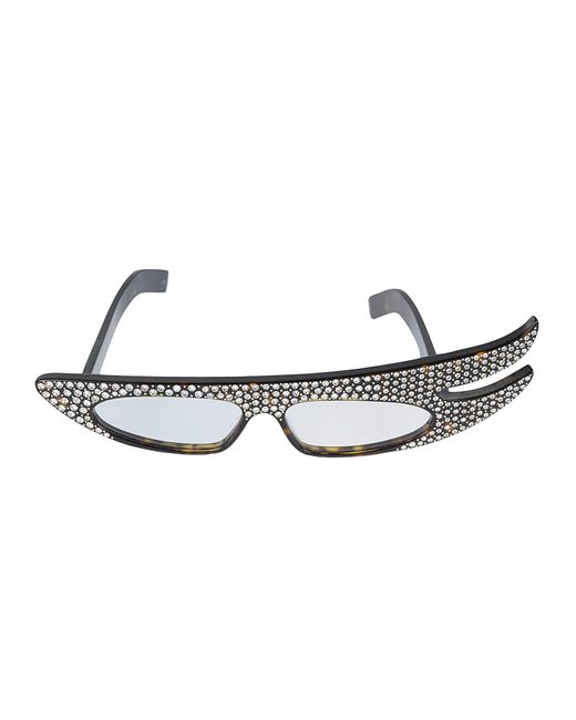Gucci Metallic Embellished Frame Sunglasses