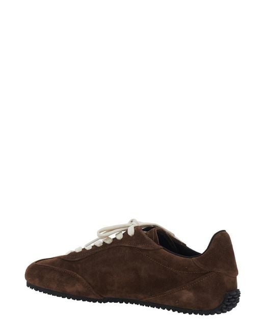 Axel Arigato Brown Low Top Sneakers Daze Suede Trainers for men
