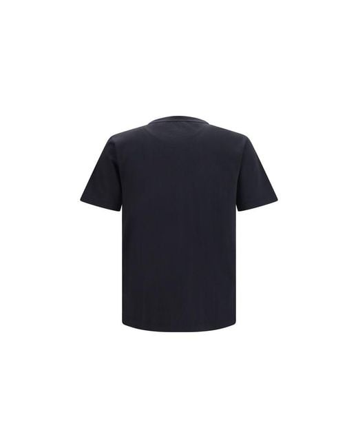 Off-White c/o Virgil Abloh Blue Cotton T-Shirt for men