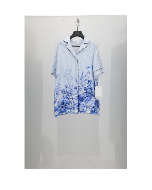 Dior Blue Jacket Silk