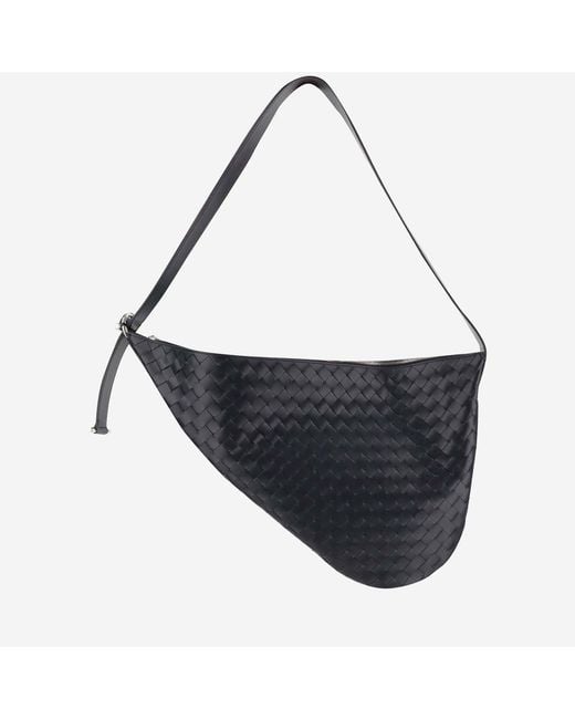 Bottega Veneta Black Virgule Bag Calfskin Messenger for men
