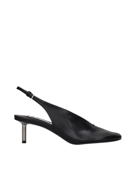 Jil Sander Blue Sandals Leather