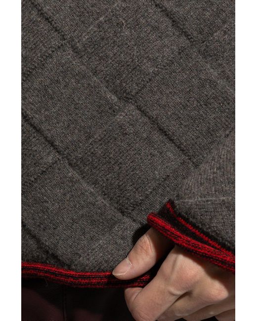 Bottega Veneta Gray Wool Sweater for men