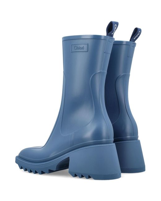 Chloé Blue Betty Rain Boot