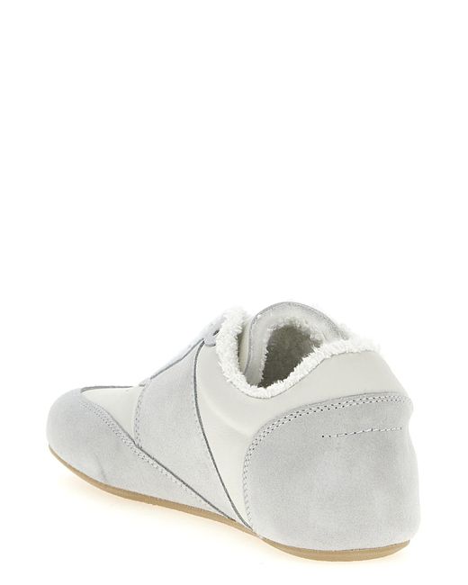 MM6 by Maison Martin Margiela White 'Anatomic' Sneakers