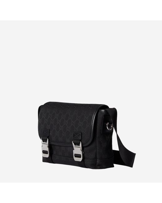 Gucci Black Gg Fabric Shoulder Bag for men