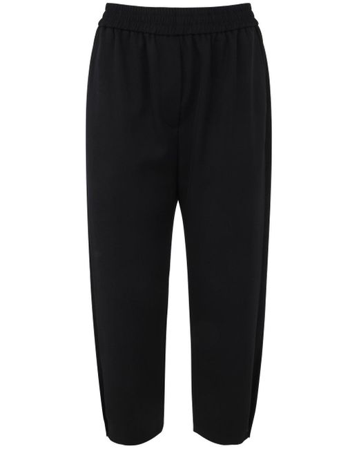 Giorgio Armani Black Cropped Trousers Clothing
