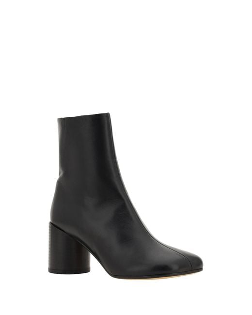 MM6 by Maison Margiela Black Heeled Ankle Boots