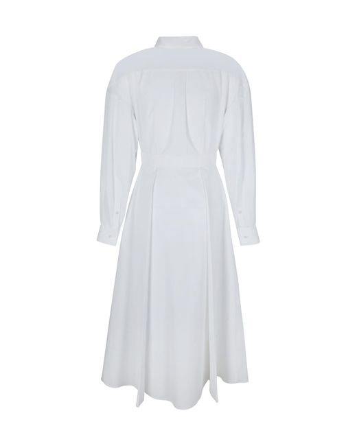 Alexander McQueen White Dresses