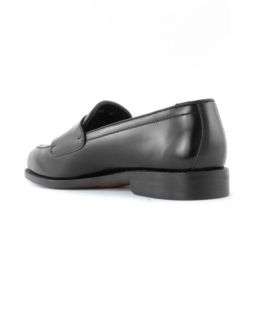 BERWICK  1707 Black Calf Leather Monk Shoes for men