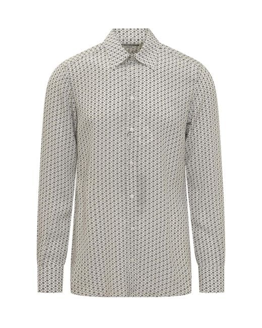 Dolce & Gabbana Gray Martini Shirt for men