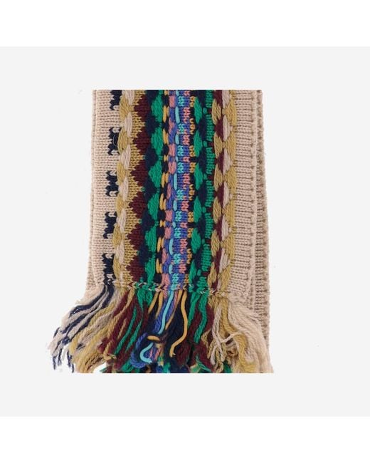 Dries Van Noten Green Scarf Wool