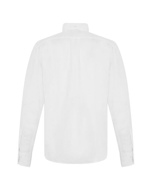 Gant White Linen Shirt for men