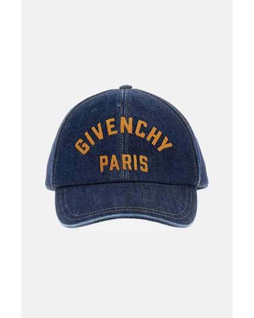 Givenchy Blue Curved Cap for men
