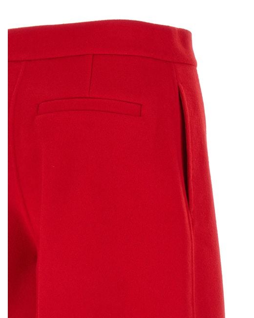 Sportmax Red Buono Bermuda And Short