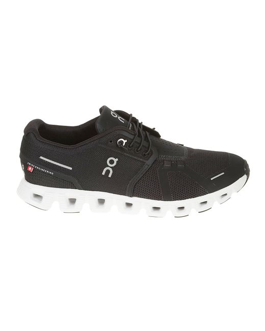 On Shoes Black Logo Side Classic Sneakers for men
