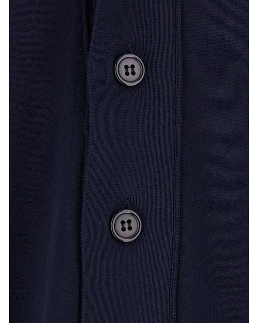 Kangra Blue Shirt With Notched Revers Collar And Short Sleeves for men