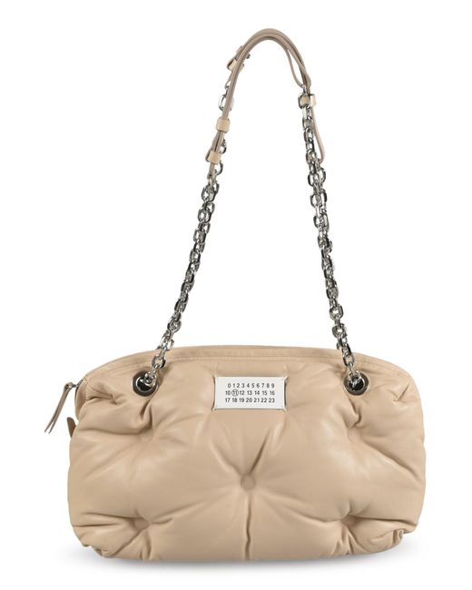 Maison Margiela Natural Glam Slam Chain Shoulder Bag