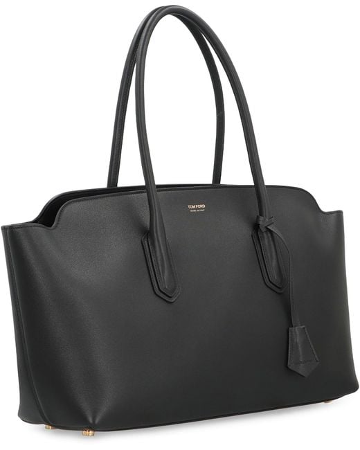 Tom Ford Black Alexander Grande Tote Bag
