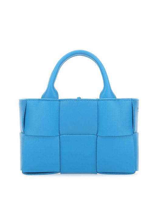 Bottega Veneta Blue Candy Arco Tote Bag