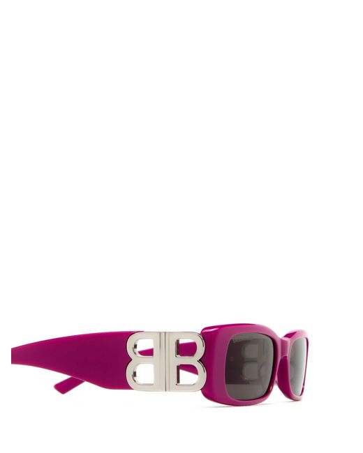Balenciaga Purple Bb0096s Fuchsia Sunglasses