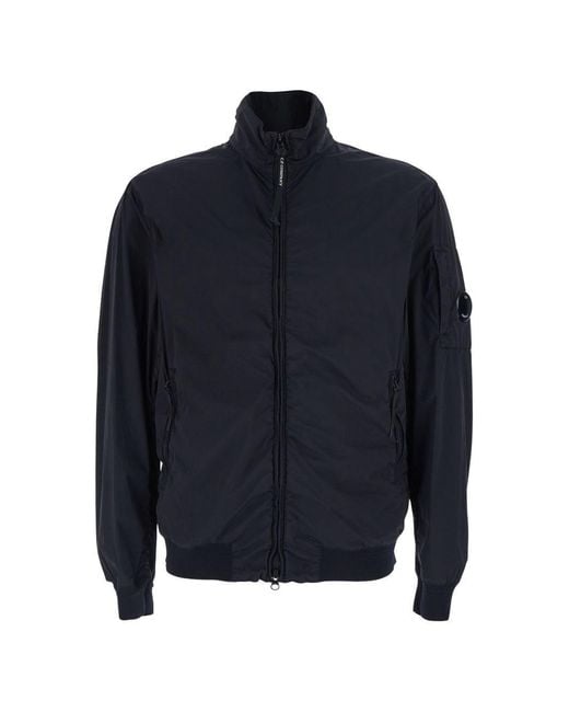 C P Company Black Jacket Polyamide for men