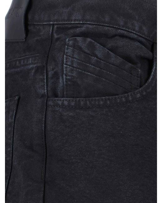 The Attico Blue Cut-Out Jeans