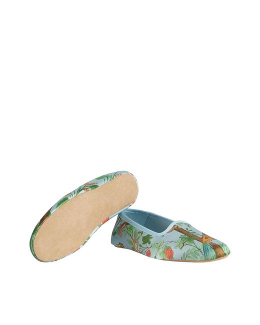 Gucci Green Satin Voyage Tian Slippers Shoes Loafers & Sandals for men
