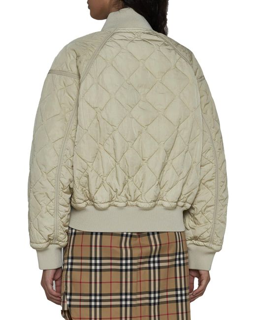 Burberry Natural Women Quilted Jacket