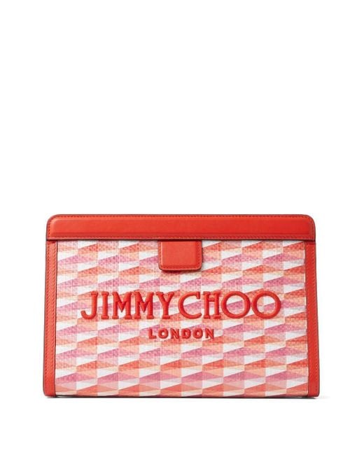 Jimmy Choo Red Avenue Pouch