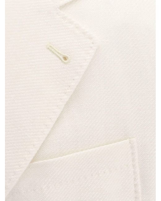 Brunello Cucinelli White Suit for men