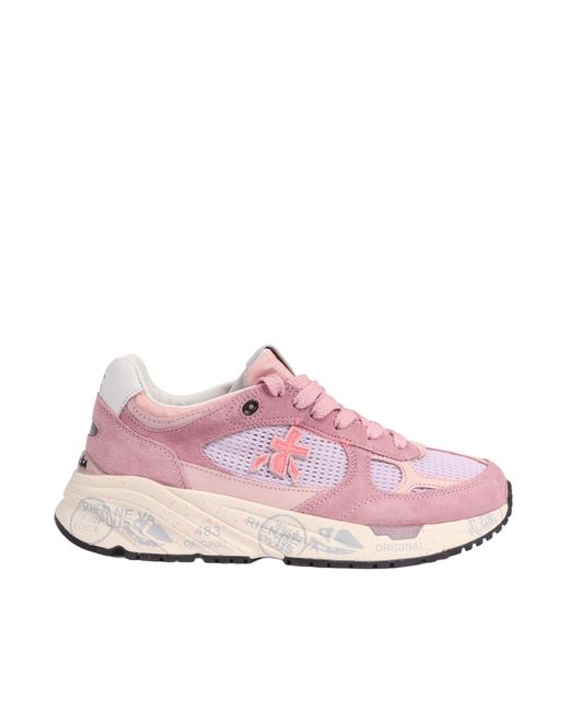Premiata Pink Sneakers Mased