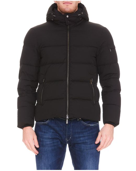 Moorer Synthetic Breet Down Jacket in Black for Men - Save 1% | Lyst