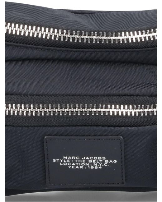 Marc Jacobs Black Belt Bag "the Biker"