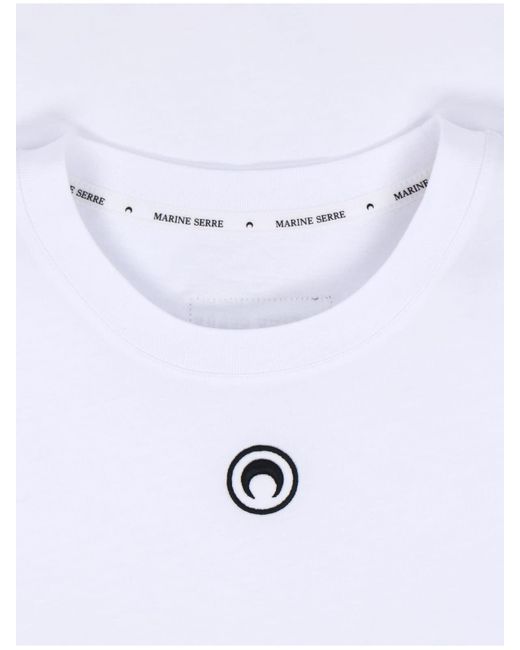 MARINE SERRE White T-Shirts And Polos for men