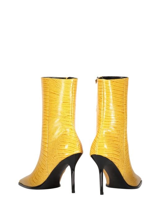 Missoni Yellow Leather Boots