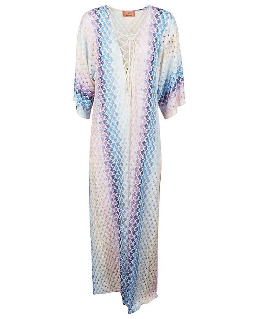 Missoni Blue Long-Length Dress