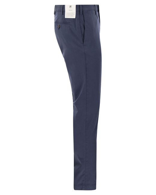 PT01 Blue Skinny Trousers for men