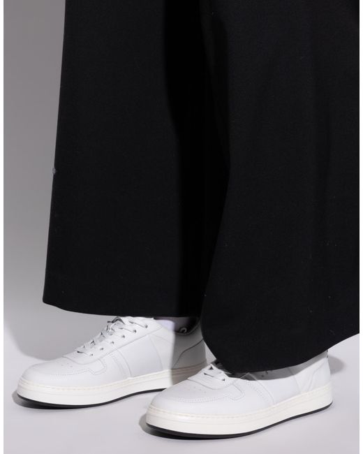 Hogan White H-Stripes Logo Sneakers Shoes for men