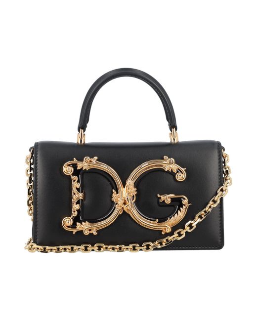 Dolce & Gabbana Mini Sicily 58 Crossbody Bag - Black