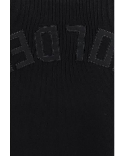 Golden Goose Deluxe Brand Blue Ribbed Knit Sweater for men