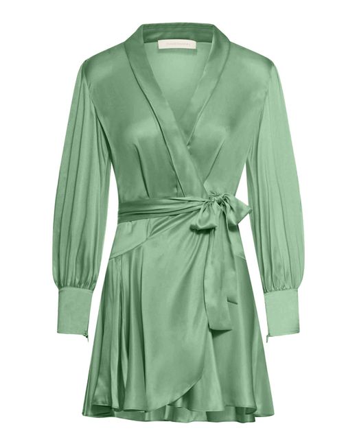 Zimmermann Green Mini Dresses
