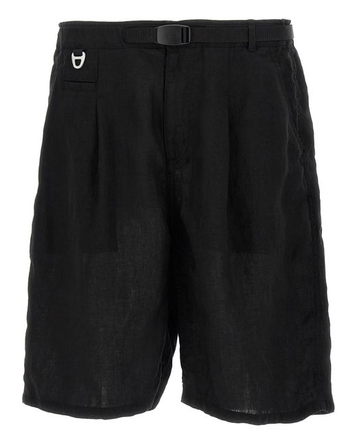 Undercover Black Walker Easy Shorts' Bermuda Shorts for men