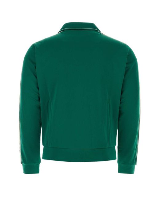 Casablancabrand Green Emerald Polyester Blend Sweatshirt for men
