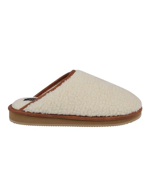 polo ralph lauren kayleigh scuff slippers