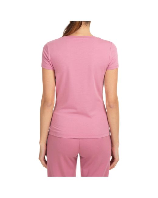 EA7 Synthetic Emporio Armani Vigor 7 T-shirt in Heather Rose (Pink) - Lyst
