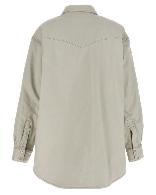 Maison Margiela Gray Padded Overshirt